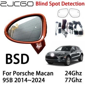 ZJCGO Auto BSD Radaru Brīdināšanas Sistēmu neredzamās zonas Atklāšanas Drošību Braukšanas Brīdināt par Porsche Macan 95B 2014~2024