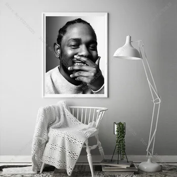 Kendrick Lamar DAMN Plakātu Karstā Mūziku, Hip Hop Rap Star Art Glezniecība, Zīda Audekls Izdrukas Sienas Attēlu Mūsdienu Livning Istabas Interjeru