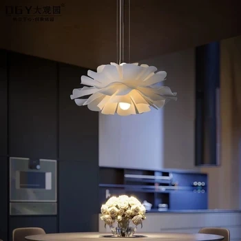 Ziedu Led Vienkāršu Modernās Guļamistabas Lustra Dizainers Dzīvojamā Istabā Ziedu Ēdamistaba Lustra Karājas lampas MV63SF