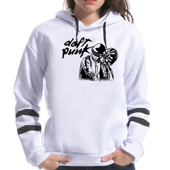 daft punk hoodies vīriešu grafiskais harajuku vīriešu apģērbu plus lieluma Ulzzang