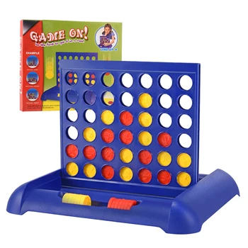 Četras pēc Kārtas Bingo Šaha Savienot Klasisko Ģimenes galda Spēle Fun Rotaļlietas Izglītojošās Rotaļlietas Bērniem, Bērnu Izklaides Spēle