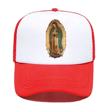 Our Lady of Guadalupe Jaunavas Marijas Beisbola cepure Sieviešu Vīriešu Unisex 2023 Vasaras Vecāku un bērnu Cepures Sieta Vizieri Āra Saules cepures