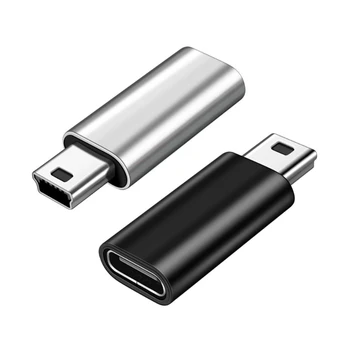 USB C Sievietes Mini USB Vīriešu Adapteri USB C Tipa uz Mini USB Adapteris Pārveidotājs Notebook Portatīvo DATORU Tastatūras 480Mbps