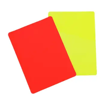 Tiesnesis Soda Kartes, 2gab Futbola Soda Karti Futbola Tiesnesis Karte Profesionālā Futbola Sarkanā Un Dzeltenā Kartīte, Daudzfunkcionāla