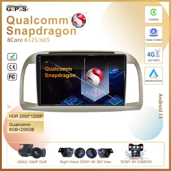 Qualcomm snapdragon Carplay Ekrāna Auto Android Nissan Martā Micra K12 2002. - 2010.gadam Multimediju Atskaņotājs, GPS Navigācijas Vienības Vadītājs