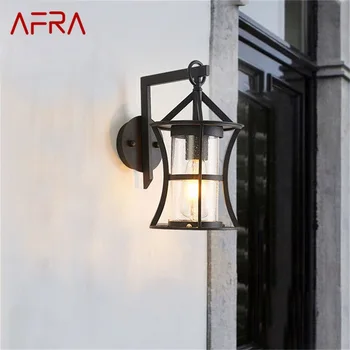 ·AFRA Āra Klasiskās Sienas Lampas, LED Gaismas Ūdensizturīgs IP65 Brā Mājas Lieveņa Villa Apdare