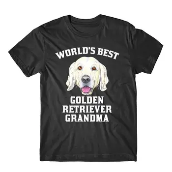 Pasaules Labāko Zelta Retrīvers Vecmāmiņa, Suns Grafiskais T-Krekls