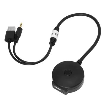 Auto Bezvadu Bluetooth Audio AUX un USB Mūzikas Adaptera Kabeli BMW Mini Cooper