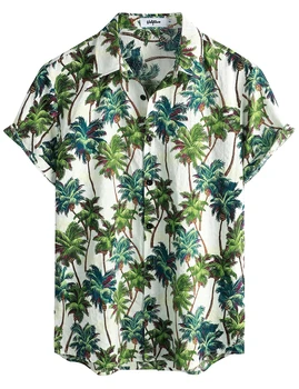 Jaunu Kokosriekstu Krekls Vīriešiem Vasaras Apģērbu 3d Grafikas Apģērbu 6xl Streetwear Lielgabarīta Īsām Piedurknēm Topi Gadījuma Vīriešu Krekli 2023