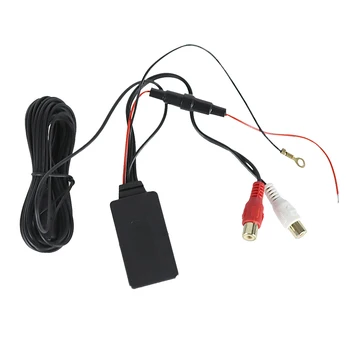 Auto bezvadu Bluetooth Uztvērēju Modulis Bluetooth 5.0 Auto Audio Kabeļa adapteris 2RCA Pieslēgvieta AUX Adapteri