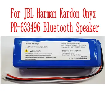 New Augstas Kvalitātes 27.8 Wh Onyx Akumulatoru JBL Harman Kardon PR-633496 Bluetooth Skaļrunis
