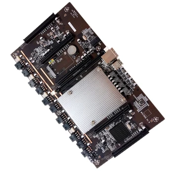 BTC X79-H61 Miner Mātesplati par CPU Set 5 Kartes Slots DDR3 Atmiņas Integrētā VGA Interfeiss 60mm Attālumā Zema Jauda
