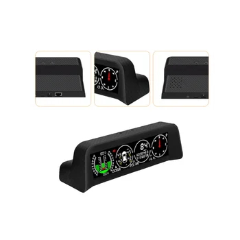 X91 3In1 GPS TPMS HUD Visiem Transportlīdzekļa Ātrums, Slīpums Metru Inclinometer Auto Kompass Auto HD Head Up Displejs(Iebūvēts Modeļiem)