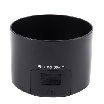 PH-RBG 58mm Lens Hood Melnā Pentax SMCP-DA 55-300mm f/4-5.8 ED