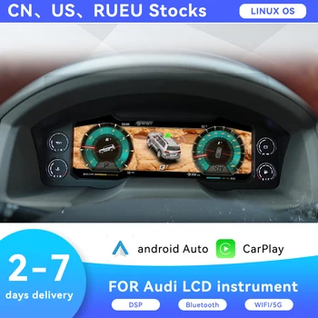 12.3 Collu Ekrāns Toyota LandCruiser LC200Car Digital Dashboard Panelī Virtuālo Instrumentu Kopu Kabīnes LCD Spidometrs Daļas