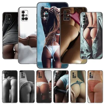 Sexy-Ass, Sieviete, Meitene Case For Samsung Galaxy A01 A03 Core A02 A10 A20 S A20E A30 A40 A41 A5 Līdz 2017. A6 A8 Plus A7 A9 2018 Vāciņu