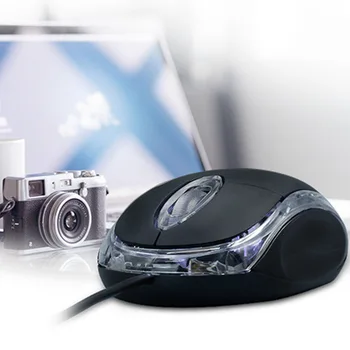 RYRA Vadu fotoelektrisks pele 3 pogas 1200DPI atbildot ātri jutīga plānas ergonomika USB galda spēļu pele datori,