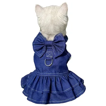 Vasaras Suņu Apģērbu Kleita T-krekls Kaķis Kucēns Apģērbu Yorkie Pomerānijas Maltas Bichon Pūdelis Mopsis, franču Buldogs Corgi Apģērbi
