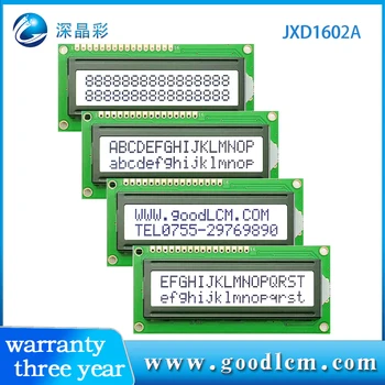 1602A 2x16 lcd displejs 16x02 i2c LCD modulis hd44780 vadīt Vairāku režīmu krāsas ir pieejami 5.0 V vai 3.3 V strāvas FSTN balts