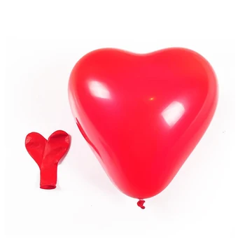 100gab Sirds Baloni Red Premium 10In Emulsija, Kāzu Telpu Dekorēšana Valentīna\\\\\\\\\\\\\\\'s Dienas, Dzimšanas dienas Svinības