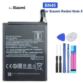 BN45 Nomaiņa Mobilā Tālruņa Akumulatoru Xiaomi Xiao MI Redmi 5. Piezīme Note5 4000mAh Augstas Kvalitātes Smartphon Baterijas