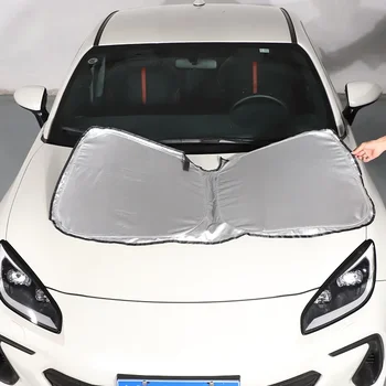 Par Subaru BRZ 2022-2023 Automašīnas Priekšējā Vējstikla Saulessargs Saules Aizsardzības Sejsegu Saulessargs Sudraba Lenti Saulessargs Piederumi