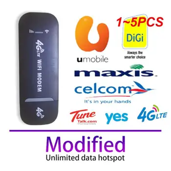 1~5GAB LTE Bezvadu USB Dongle WiFi Router 150Mbps Mobilo Platjoslas Modemu Stick ar Sim Karti, USB Adapteris Maršrutētāju Tīkla Adapteris