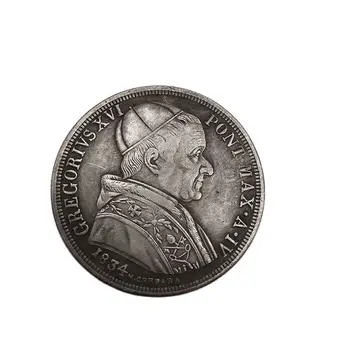 Itālija 1834 Piemiņas Monētu Baiocchi - Gregorijs XVI Suvenīru Monētu Kolekcijas Mājas Apdare Amatniecības Rotas, Dāvanu