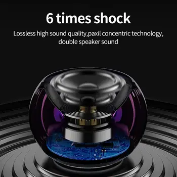 Augstas kvalitātes Skaļi Lossless Bluetooth-compatible5.0 Daudzfunkcionāls Mini Skaņu Kaste, Iekštelpu Bezvadu Skaļruni Skaņas Kaste