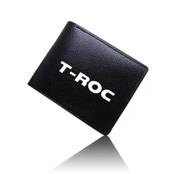 T-ROC Auto ādas maks Kartes paketi, auto Piederumi