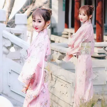 Sieviete 2023 Japāņu Kimono Elementus Tradicionālo Geišas Kostīms Sievietes Sexy Kleita Japānas Kimono Sieviešu Haori Yukata Cosplay Japāņu Kleita